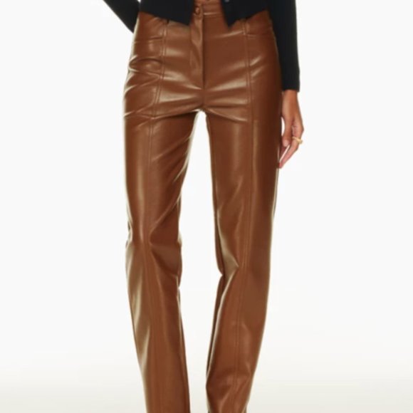 Wilfred Rebel Pant High- waisted Vegan Leather pants - Picture 4 of 4